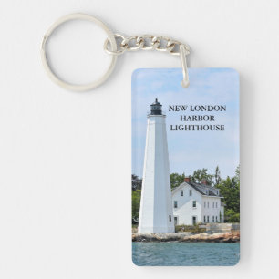 Leuchtturm New London Harbor, CT Anhänger Schlüsselanhänger