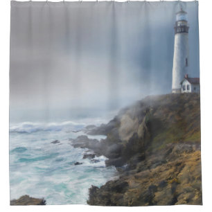 Leuchtturm Ocean Sea View 286 Duschvorhang