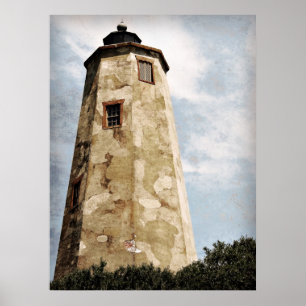 Leuchtturm "Old Baldy" Poster