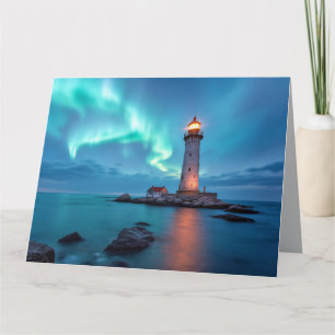 Leuchtturm Ozean Aurora Meer Meeresküste Küste Karte
