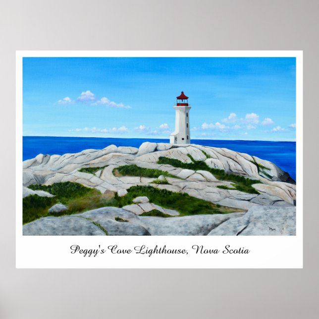 Leuchtturm Peggy's Cove Poster (Vorne)