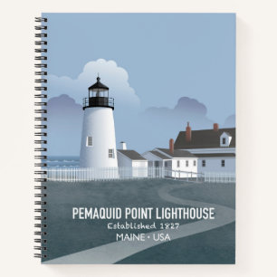 Leuchtturm Pemaquid Point Notizbuch
