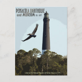 Leuchtturm Pensacola und Museum Postkarte