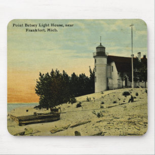 Leuchtturm Point Betsey in der Nähe von Frankfort Mousepad