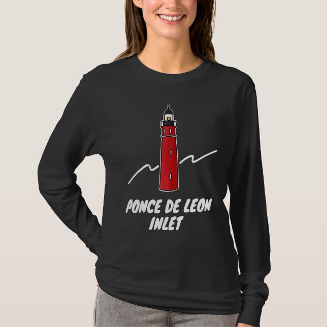 Leuchtturm Ponce De Leon Inlet T-Shirt (Vorderseite)