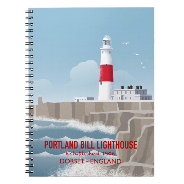 Leuchtturm Portland Bill Notizblock (Vorderseite)