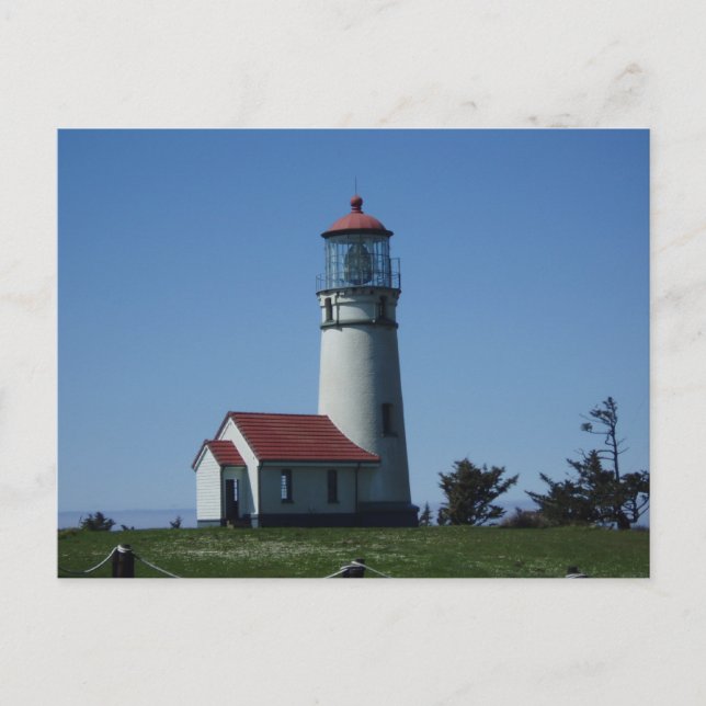 Leuchtturm Postkarte (Vorderseite)