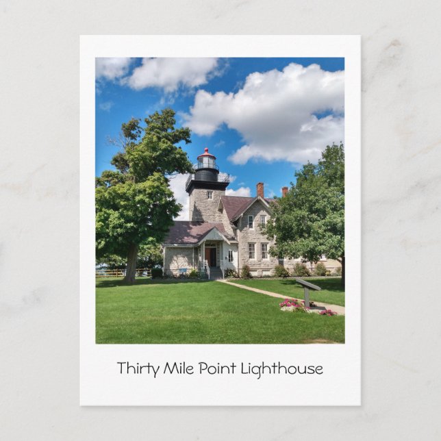 Leuchtturm Postkarte (Vorderseite)