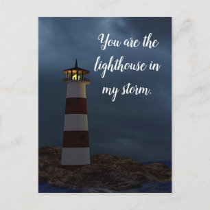 Leuchtturm Postkarte