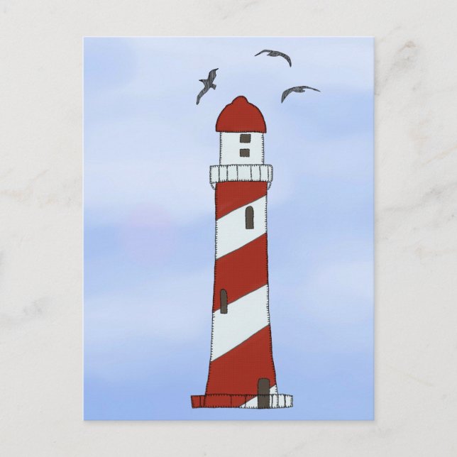 Leuchtturm  postkarte (Vorderseite)