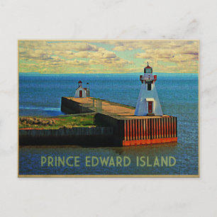 Leuchtturm Prince Edward Island Postkarte