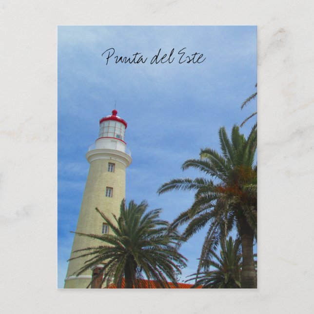 Leuchtturm punta del este postkarte (Vorderseite)