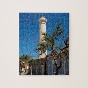 Leuchtturm Punta Secca, Sizilien, Italien Puzzle