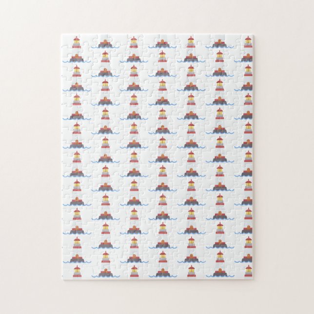 Leuchtturm Puzzle (Vertikal)