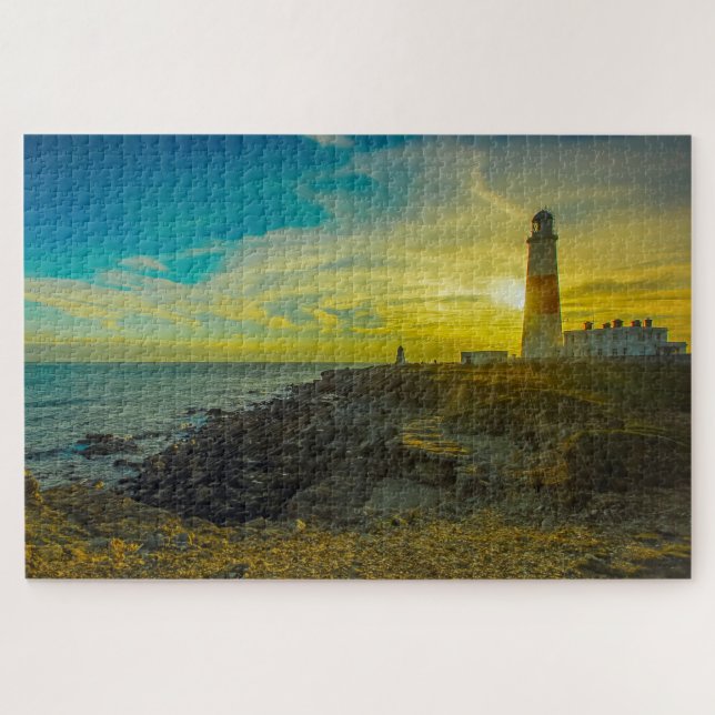 Leuchtturm Puzzle (Horizontal)