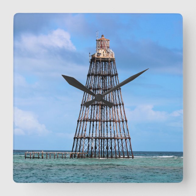 Leuchtturm Sand Key, Uhr am Florida-Platz (Vorderseite)