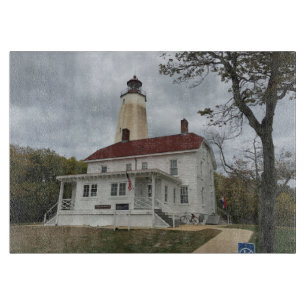 Leuchtturm Sandy Hook Schneidebrett