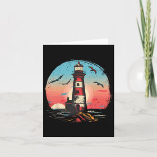 Leuchtturm Seaside House Sailing Sea Boating Light Karte
