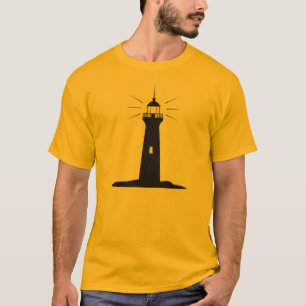 Leuchtturm-Silhouette T-Shirt