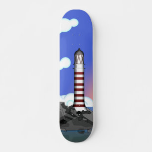 Leuchtturm Skateboard