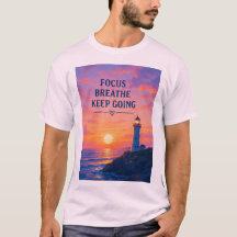 Leuchtturm Sonnenuntergang Fokus Atmen Weitermache