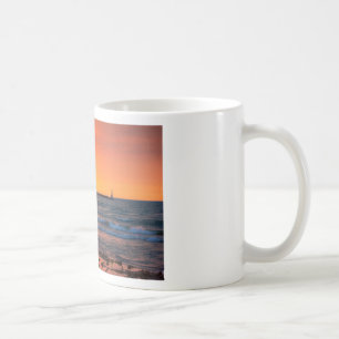 Leuchtturm-Sonnenuntergang Tasse
