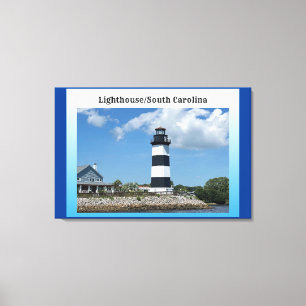 Leuchtturm/South Carolina Leinwanddruck