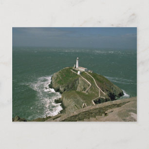 Leuchtturm, South Stack, Anglessy, Nord-Wales Postkarte