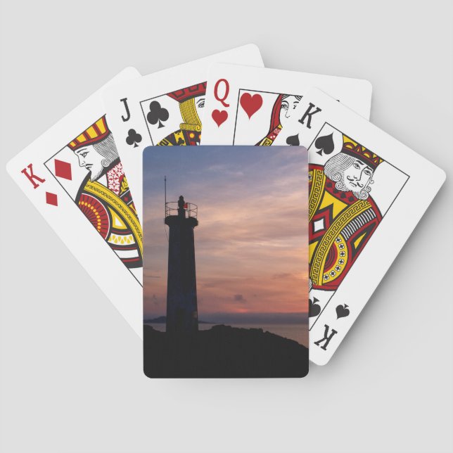 Leuchtturm Spielkarten (Rückseite)
