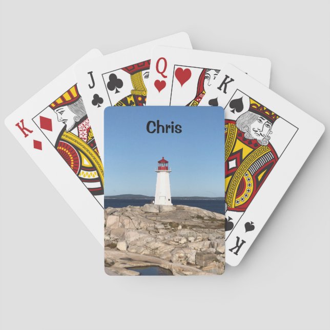 Leuchtturm Spielkarten - Persönlich gestalten! (Rückseite)