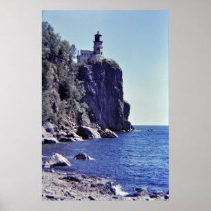 Leuchtturm Split Rock Poster
