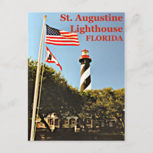 Leuchtturm St. Augustine, Florida Postkarte