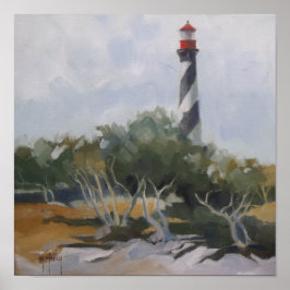Leuchtturm St. Augustine Poster