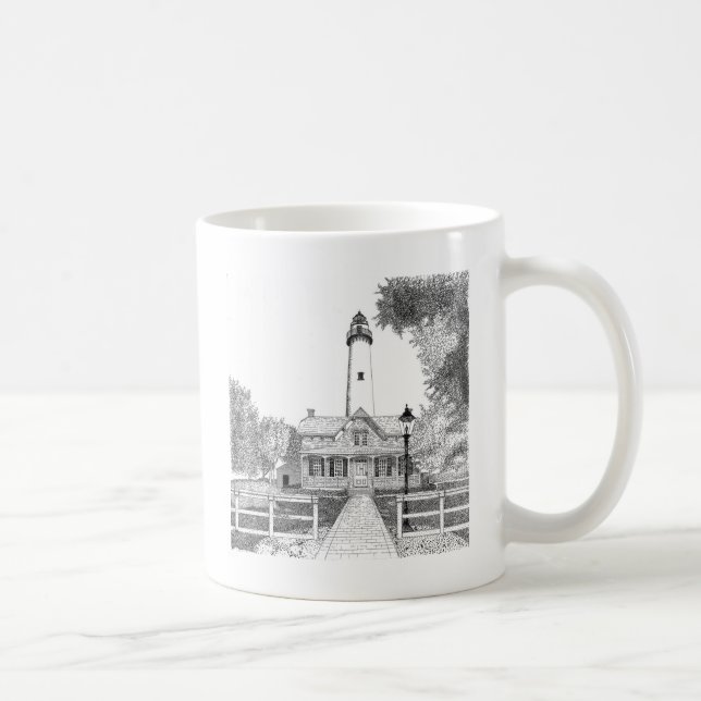 Leuchtturm St. Simons Tasse (Rechts)