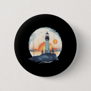 Leuchtturm Strandhaus Segeln Bootfahren Meer Licht Button