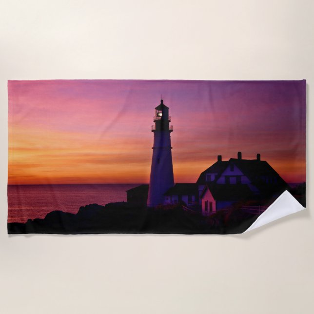 Leuchtturm Strandtuch (Vorderseite)