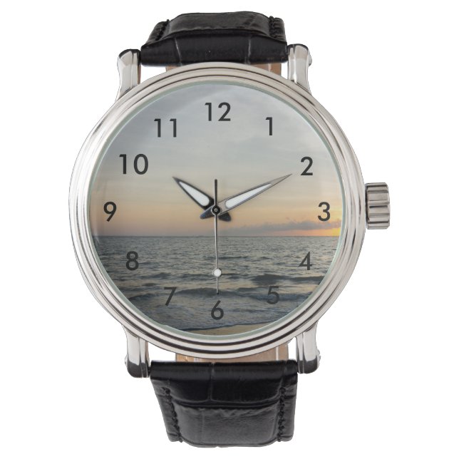 Leuchtturm Sunrise Armbanduhr (Vorderseite)