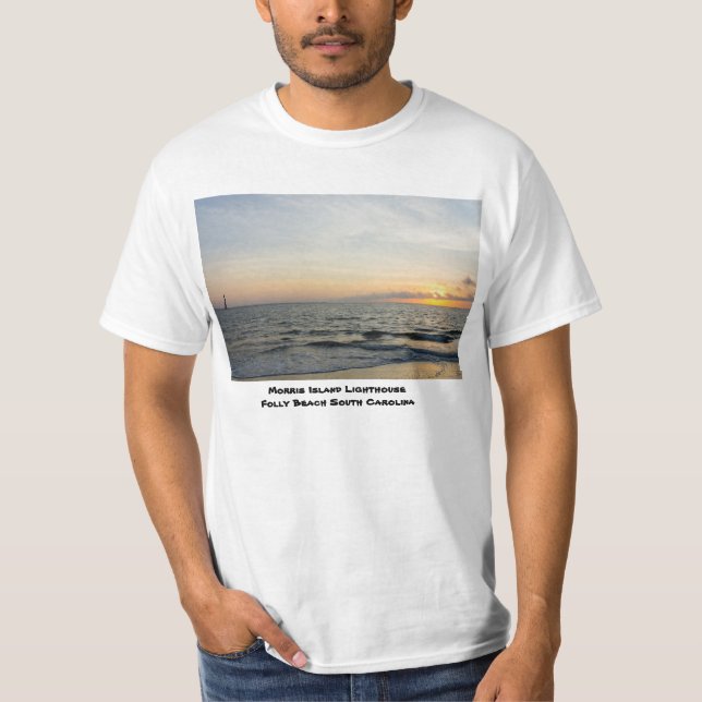 Leuchtturm Sunrise T-Shirt (Vorderseite)