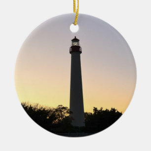 Leuchtturm Sunset Foto Ornamente