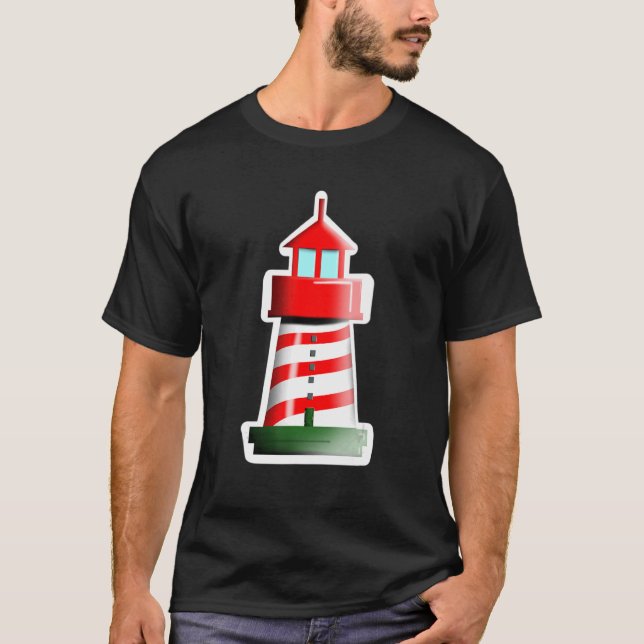 Leuchtturm T-Shirt (Vorderseite)