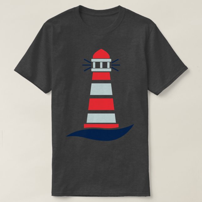 Leuchtturm T-Shirt (Design vorne)
