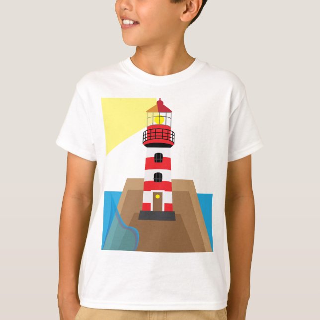 Leuchtturm T-Shirt (Vorderseite)