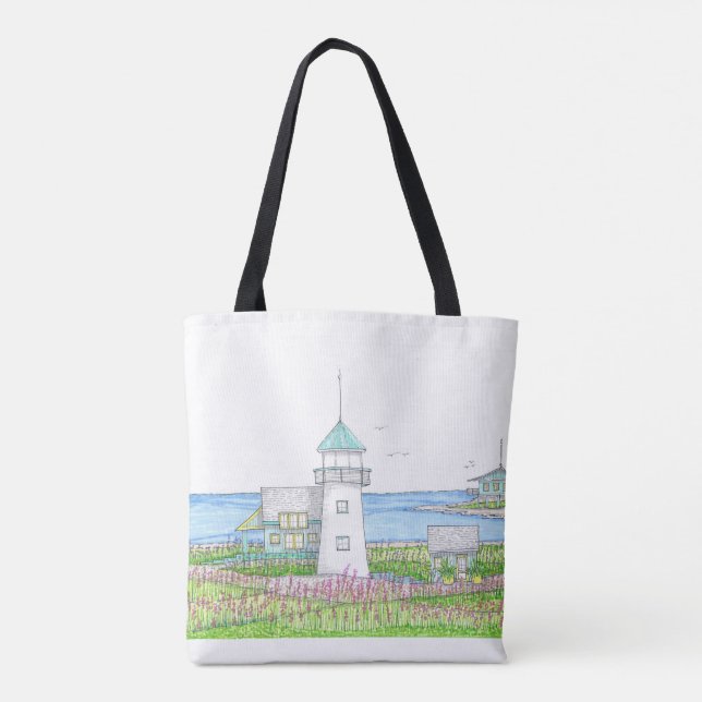 Leuchtturm-Tasche (Rückseite)