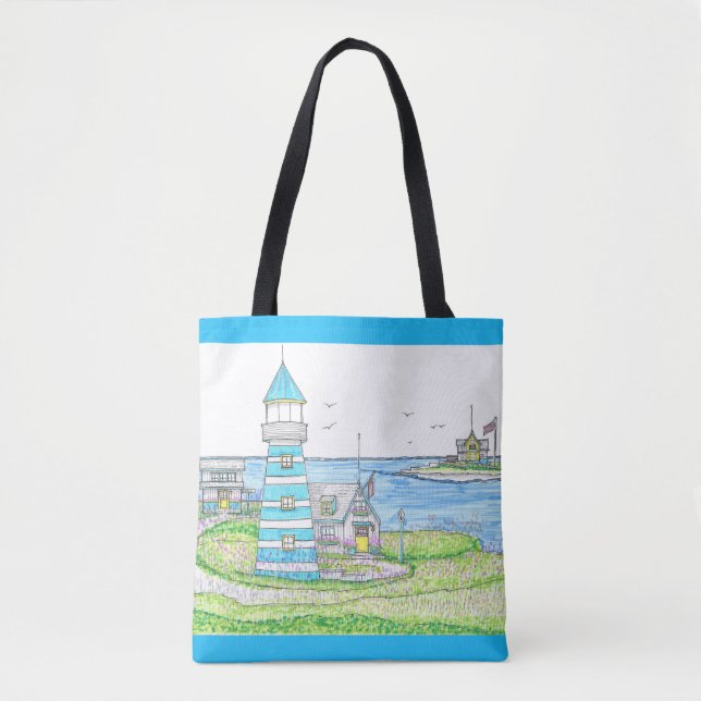 Leuchtturm Tote Bag (Vorderseite)