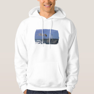 Leuchtturm u. Seemöwe Hoodie