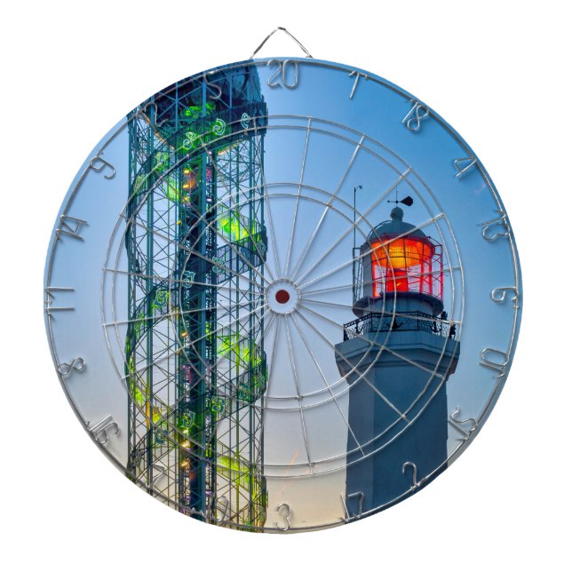 Leuchtturm und Alphabetischer Turm Dartscheibe (vorne)