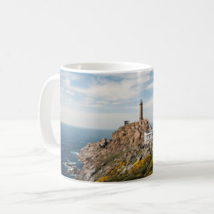 Leuchtturm und Museum   Cabo Vilan Galicia Spanien Kaffeetasse
