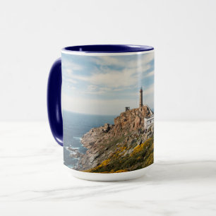 Leuchtturm und Museum   Cabo Vilan Galicia Spanien Tasse