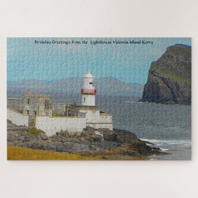 Leuchtturm Valentia Island Kerry. Jigsaw Puzzle (Horizontal)