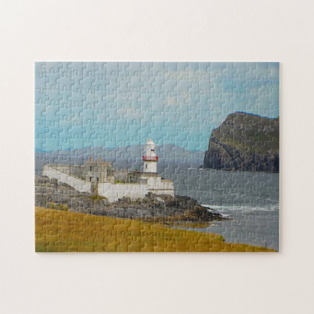 Leuchtturm Valentia Island Kerry. Puzzle (Horizontal)